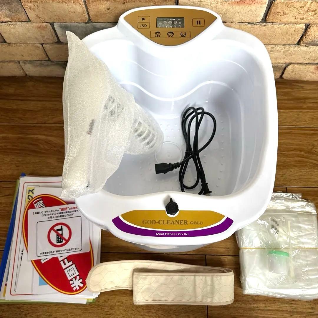 新品未使用　ゴッドクリーナーゴールド　デトックスマシーン　新品カートリッジ付