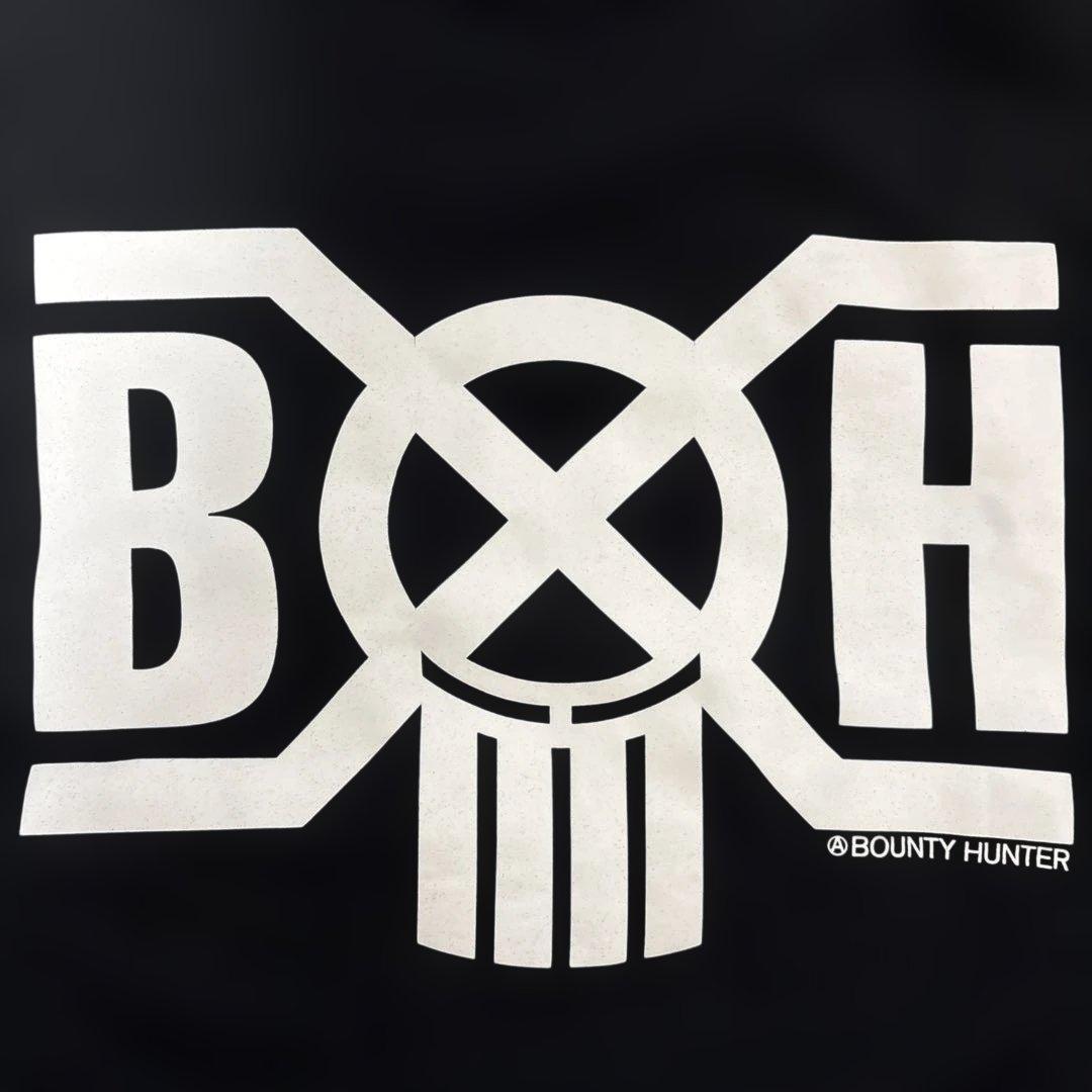 バウンティハンター　ブラック グラフィックプリント スウェット
