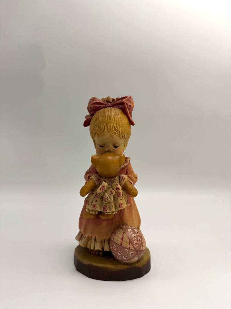 ANRI 木彫り人形 2000体限定 キス アンリ フィギュア フィギュリン