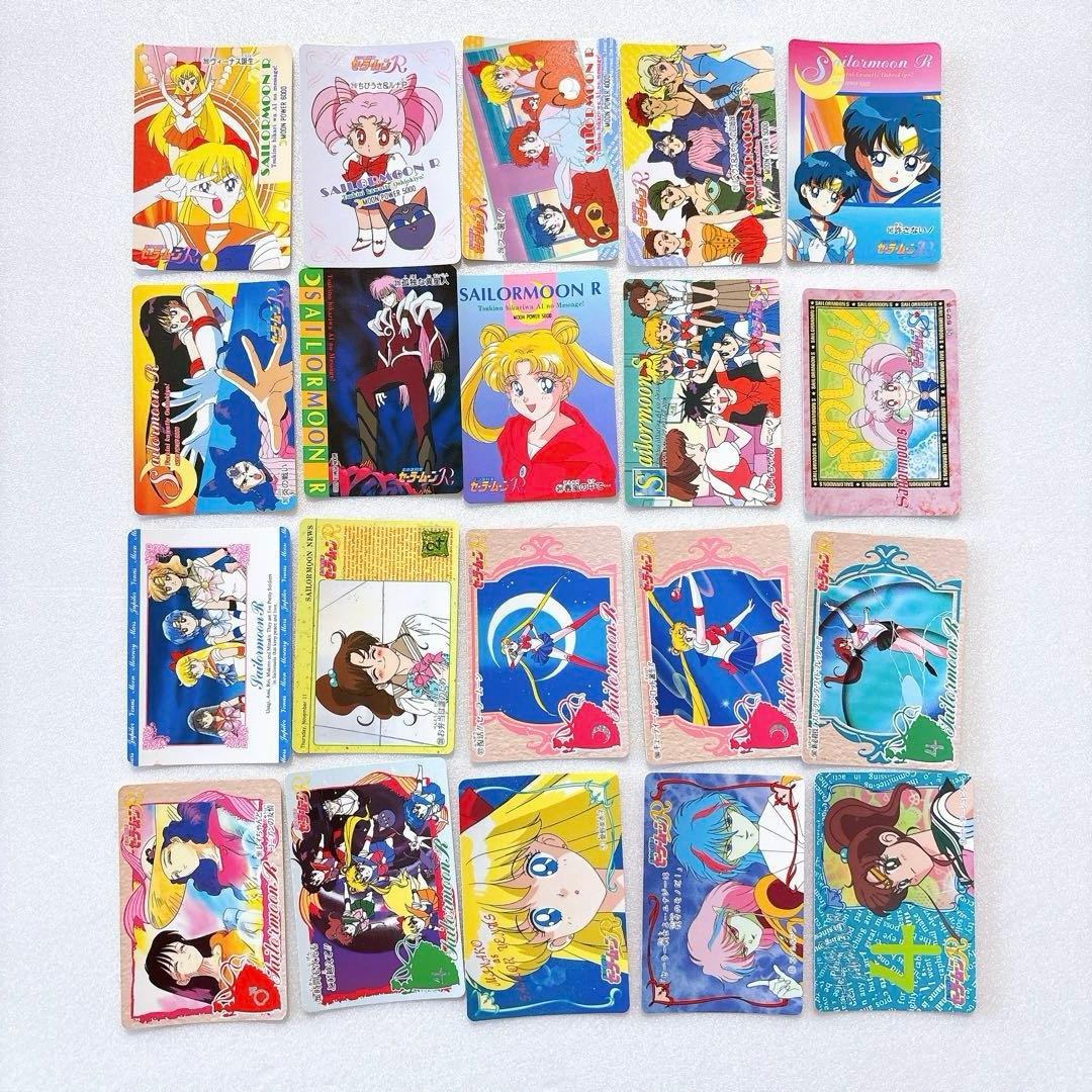 80枚以上　セーラームーン アマダ　バンプレスト　カードなど　当時物？　ケース付