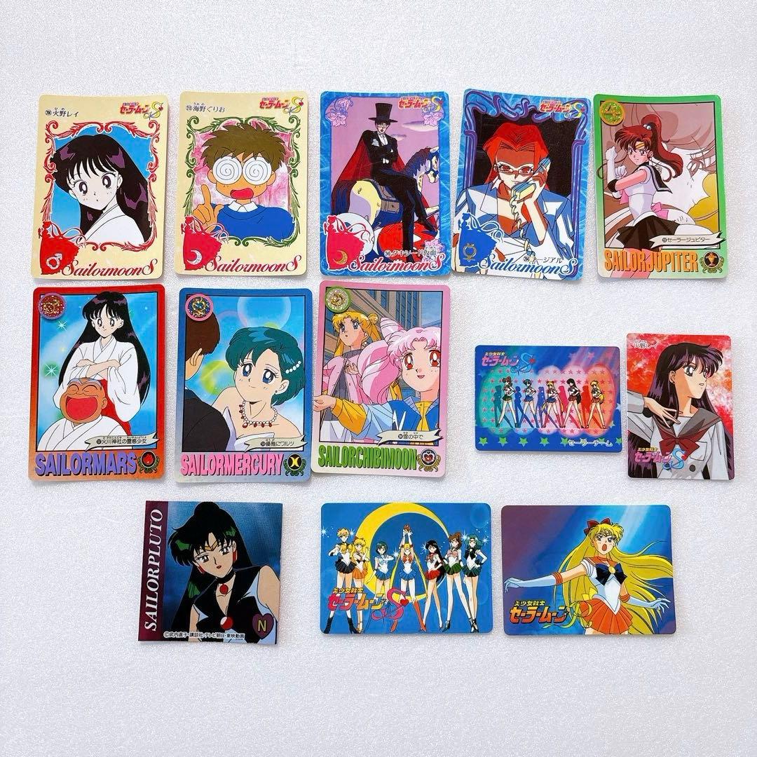 80枚以上　セーラームーン アマダ　バンプレスト　カードなど　当時物？　ケース付
