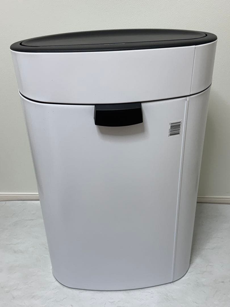 【ブラバンシア】タッチビン ホワイト 40リットル