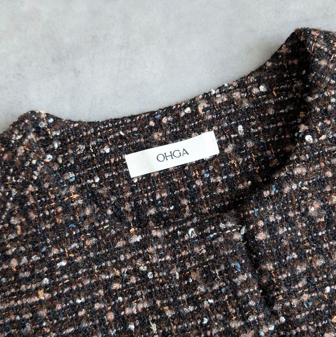 OHGA TWEED GILET ツイードジレ ベスト オオガ オーガ