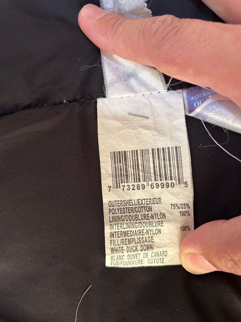 カナダグース ブラック ダウンベスト