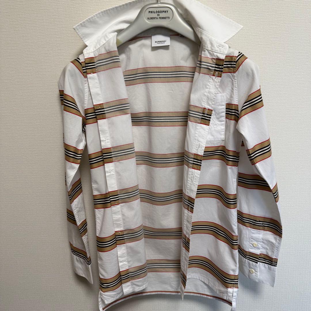 バーバリー キッズ 長袖シャツ 12y 152cm