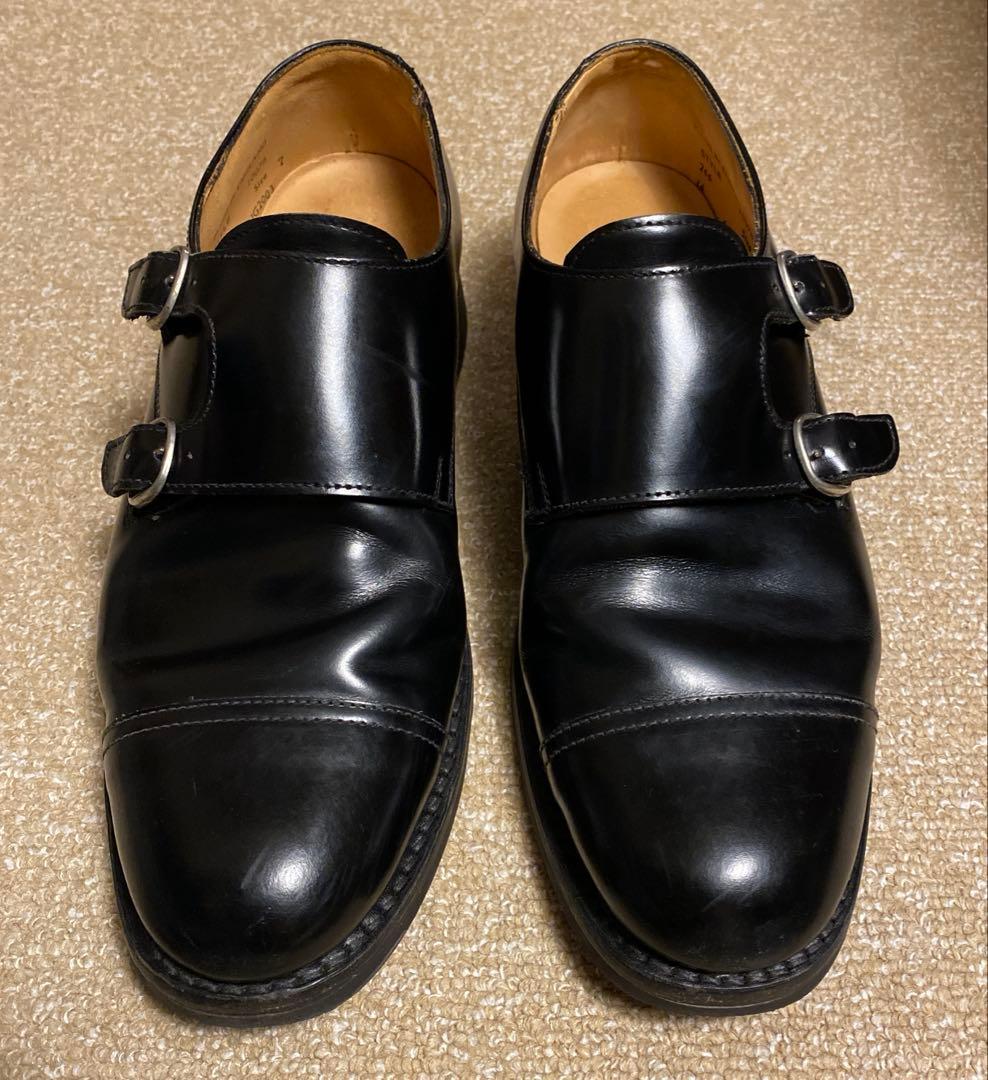 サンダース　1007B レザーシューズ　ブラック