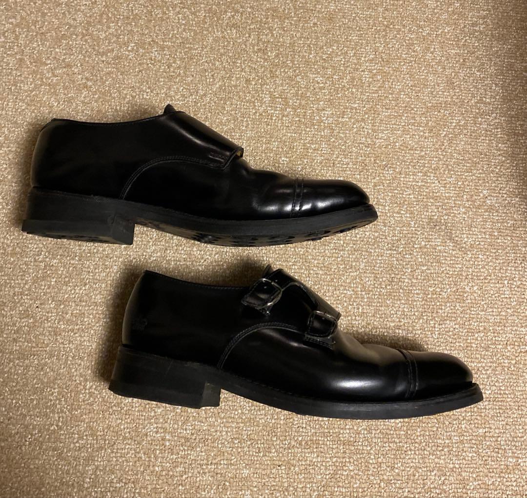 サンダース　1007B レザーシューズ　ブラック