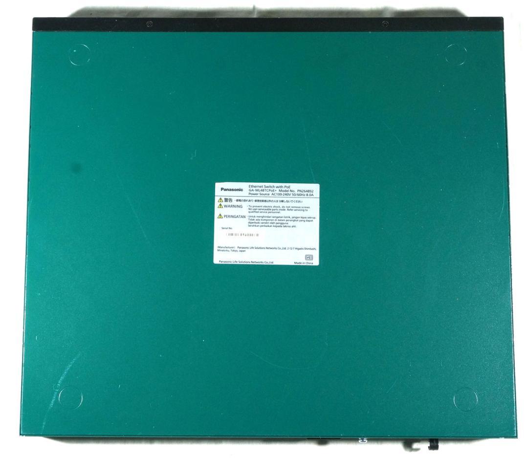 定価38万！Panasonic スイッチングハブ GA-ML48TCPoE+