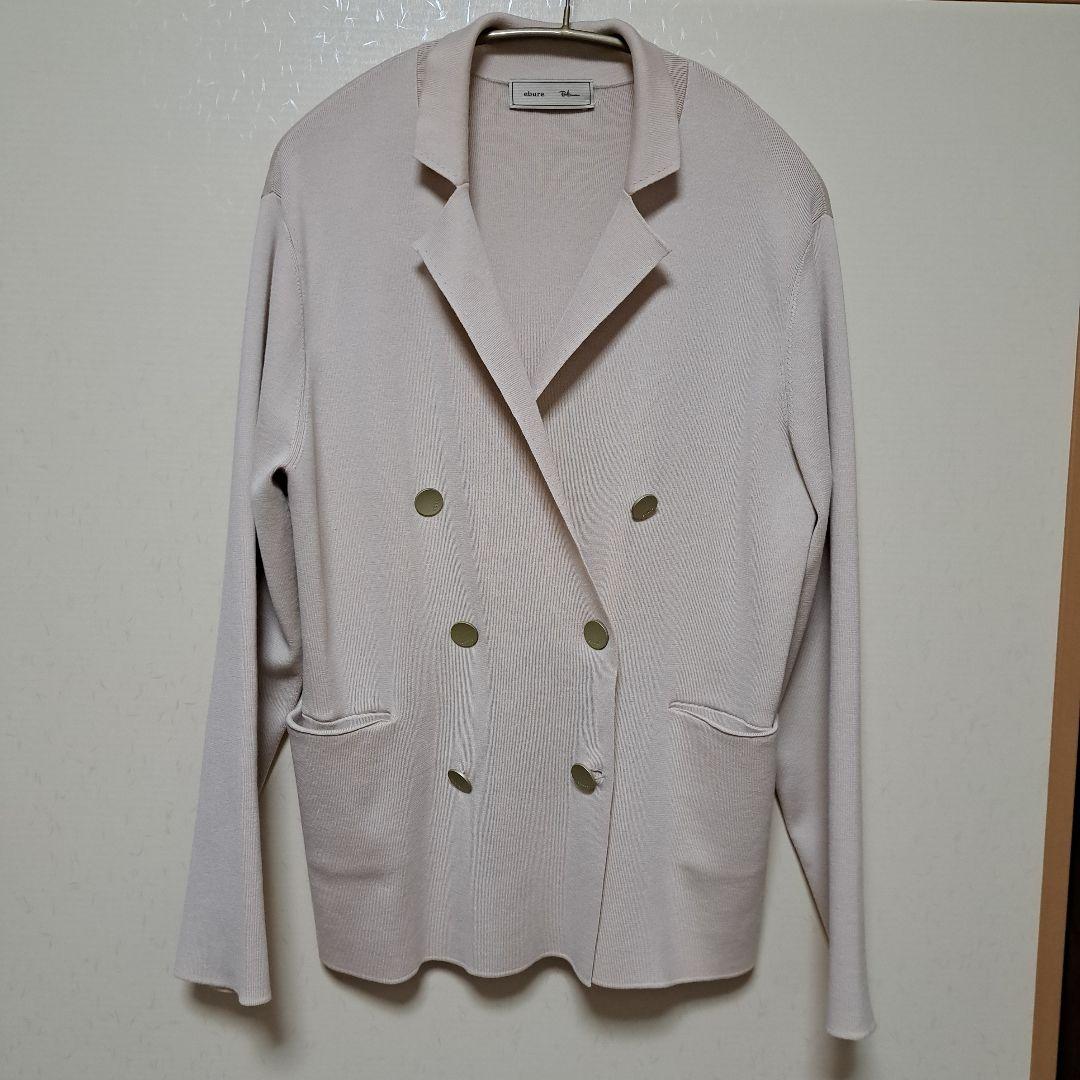 ebure ダブルブレストニットジャケット