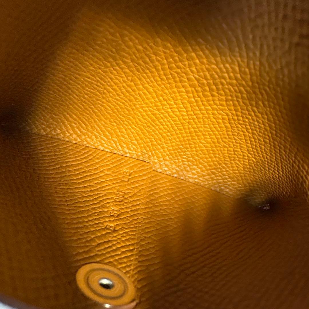 エルメス　未使用バスティア　ケース　ゴールド