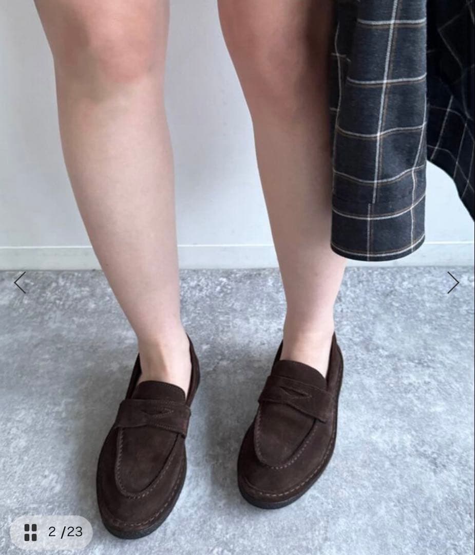 【EDIT. FOR LULU】FABIO RUSCONI スエードローファー