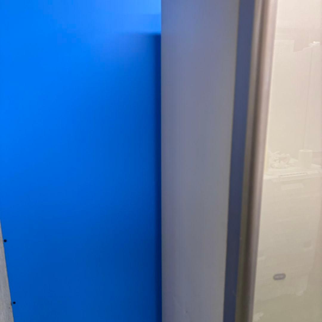 573 日立大型冷蔵庫　400L強　小型　家庭用　右開き　自動製氷　ガラスパネル