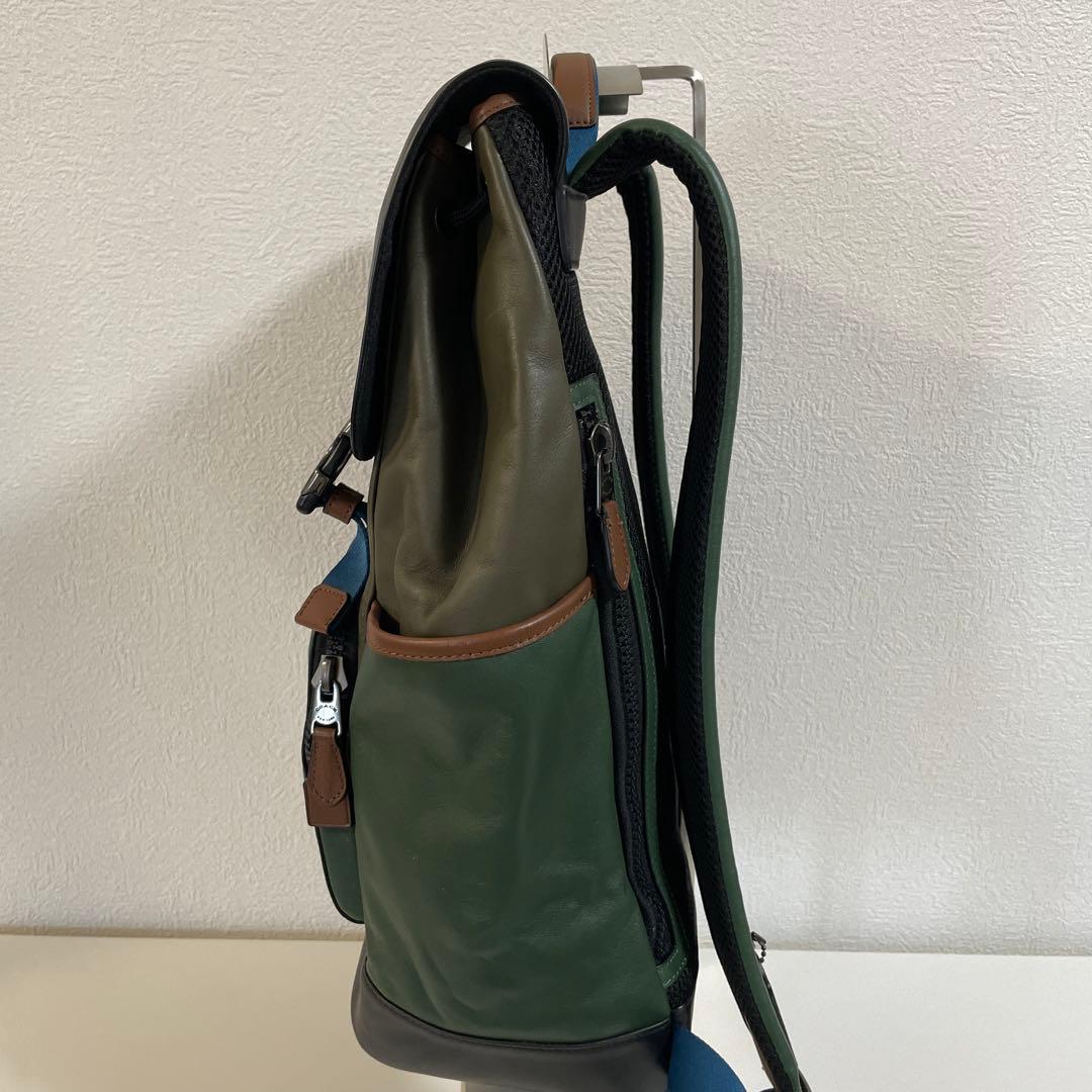 COACH バックパック グリーン/ブラック