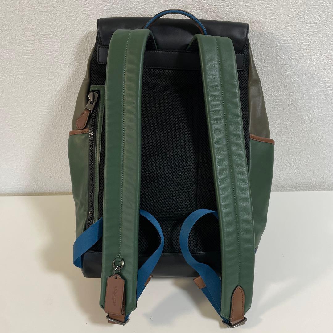 COACH バックパック グリーン/ブラック