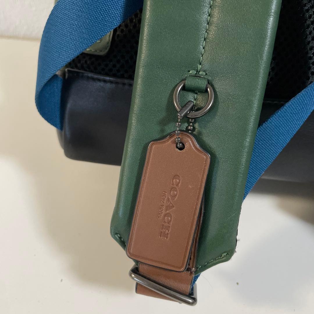 COACH バックパック グリーン/ブラック