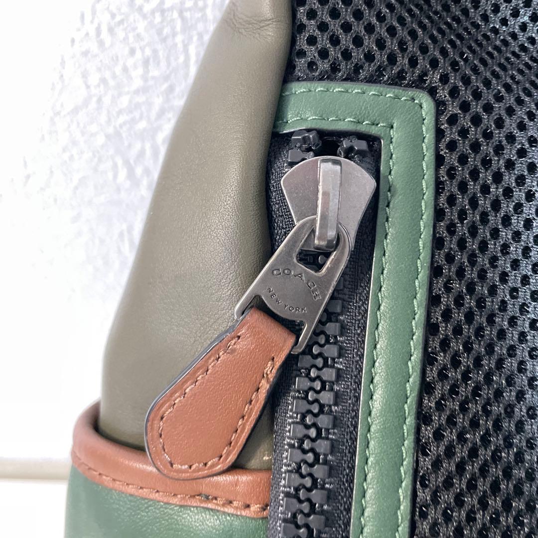 COACH バックパック グリーン/ブラック