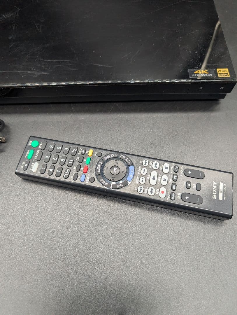 【動作確認済】SONY 4K対応 ブルーレイレコーダー　BDZ-ZW1700