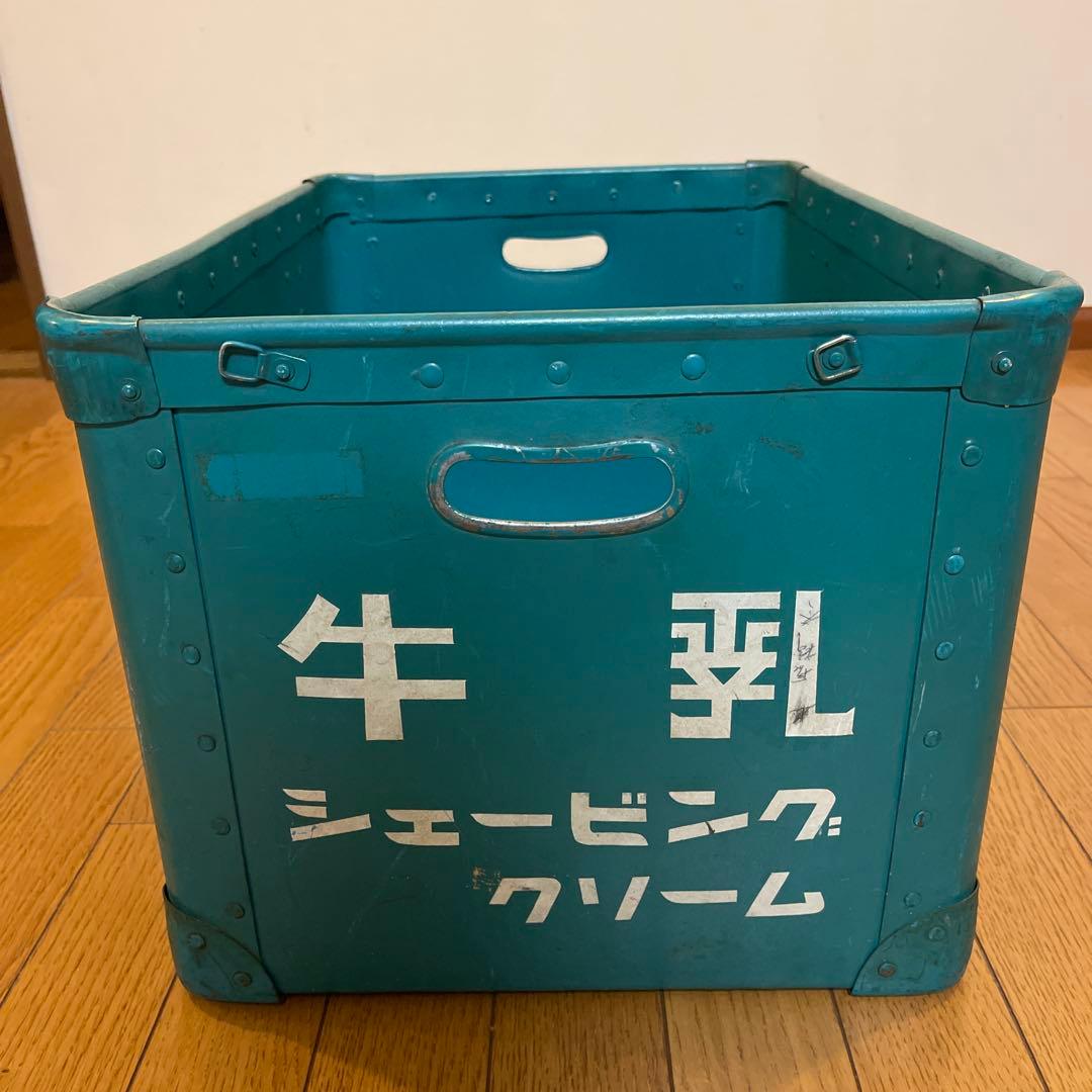 ボテ箱　昭和レトロ 牛乳石鹸 アンティーク雑貨