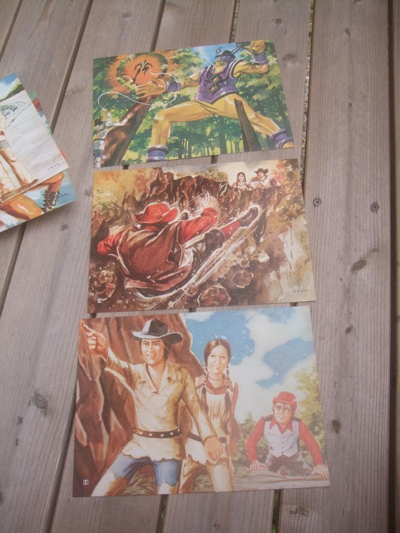 昭和レトロ★アイアンキングこいでの紙芝居★不知火族の逆襲★未使用