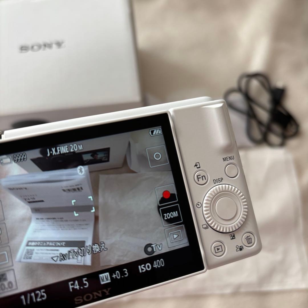 SONY ZV-1F ホワイト デジタルカメラ SanDisk SDカード