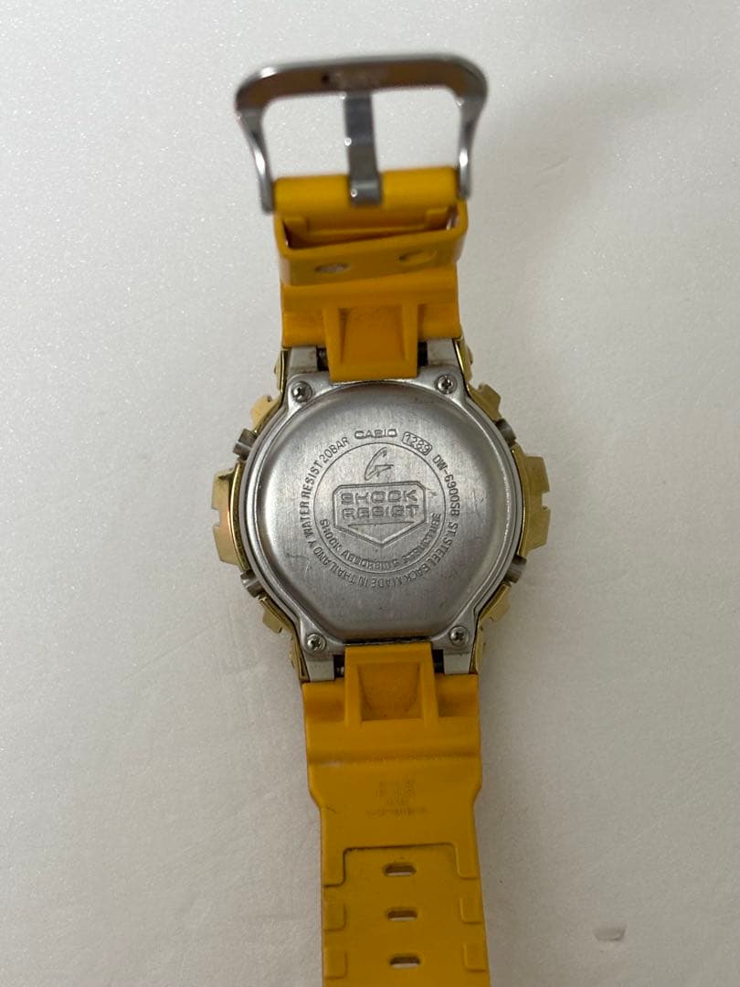 G-SHOCK DW6900 スワロフスキー カスタム イエロー 動作品