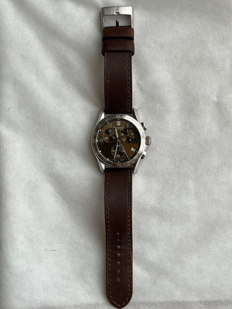【希少】Victorinox Swiss Army ブラウンクロノグラフ