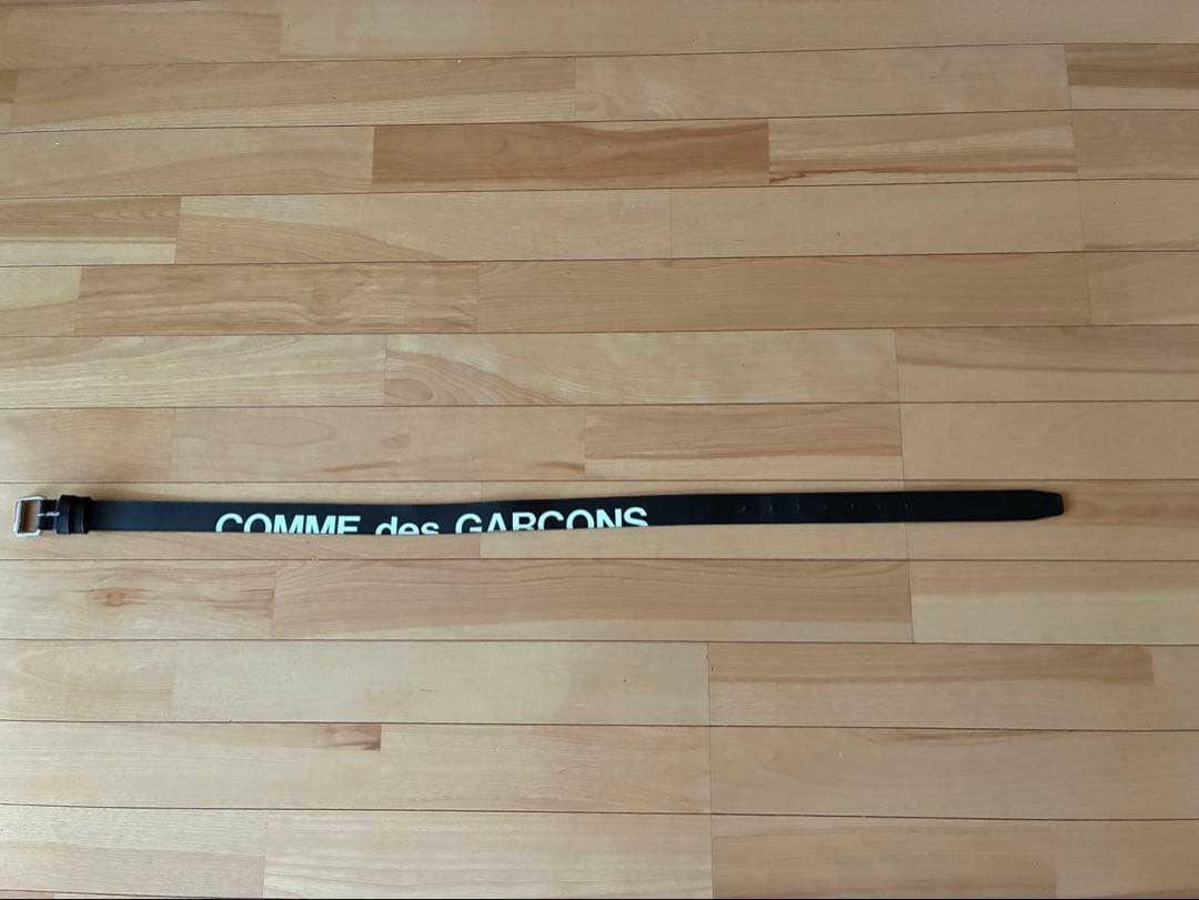 COMME des GARÇONS ブラックレザーベルト S