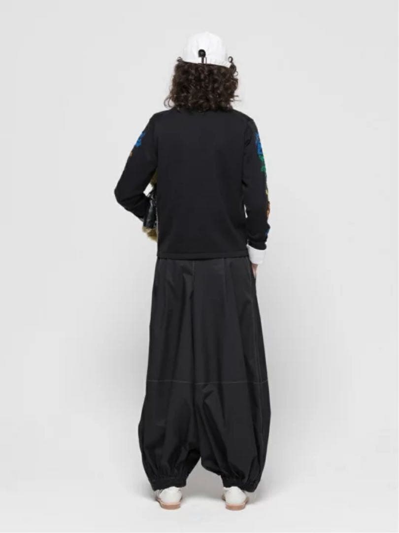 beautiful people ダブルエンドサルエルパンツ　BLACK