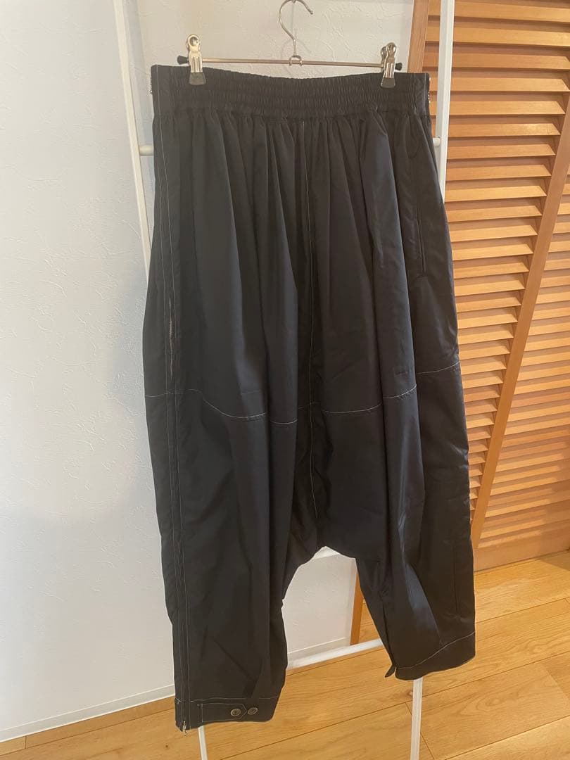 beautiful people ダブルエンドサルエルパンツ　BLACK