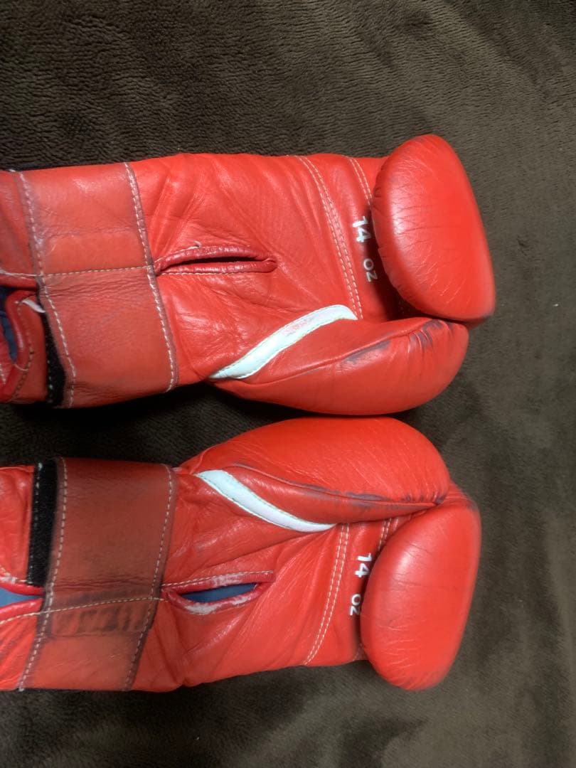 マサオ　Winning ボクシンググローブ 14 oz レッド