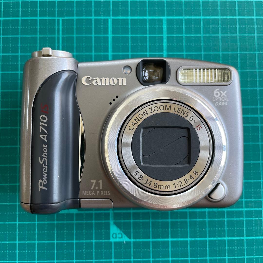 オールドコンデジ Canon PowerShot A710 IS レトロデジカメ