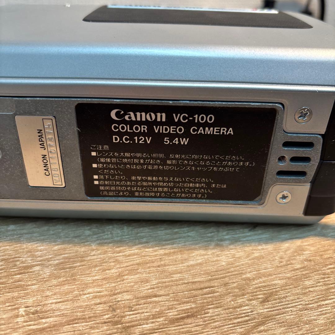 キャノン Canon カラービデオカメラ VC-100