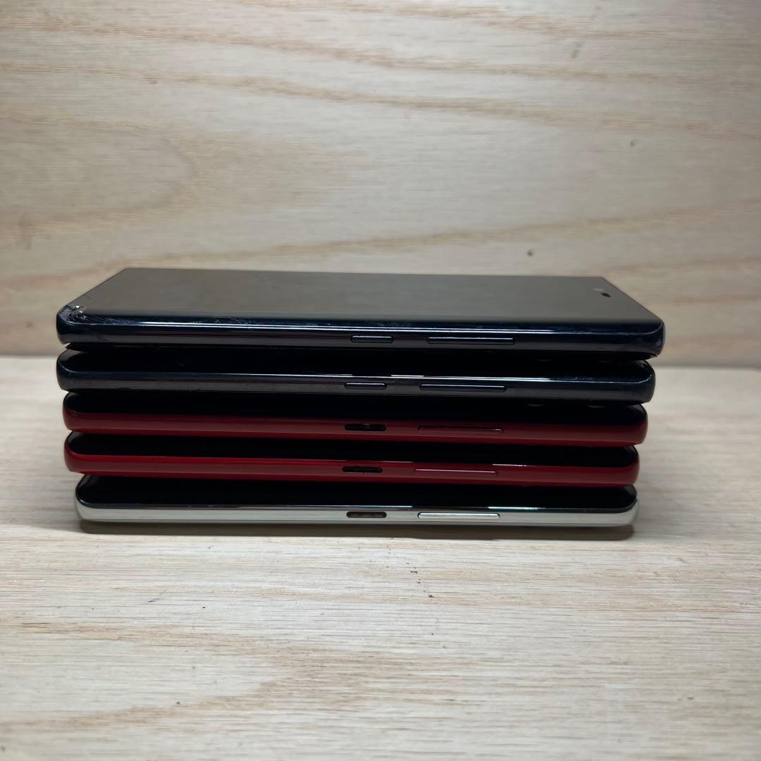 「ジャンク」楽天モバイルRakuten Hand 5台セット(2台画面割れ)