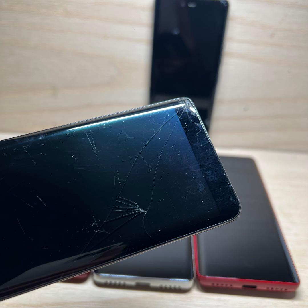 「ジャンク」楽天モバイルRakuten Hand 5台セット(2台画面割れ)