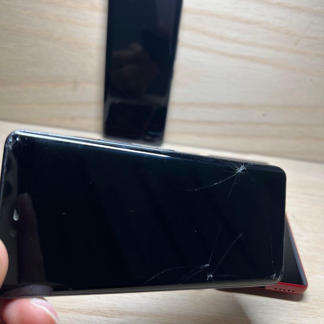 「ジャンク」楽天モバイルRakuten Hand 5台セット(2台画面割れ)