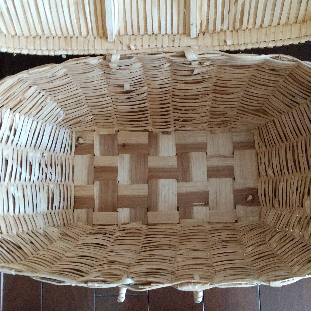 北欧　バスケット 蓋付き　かご