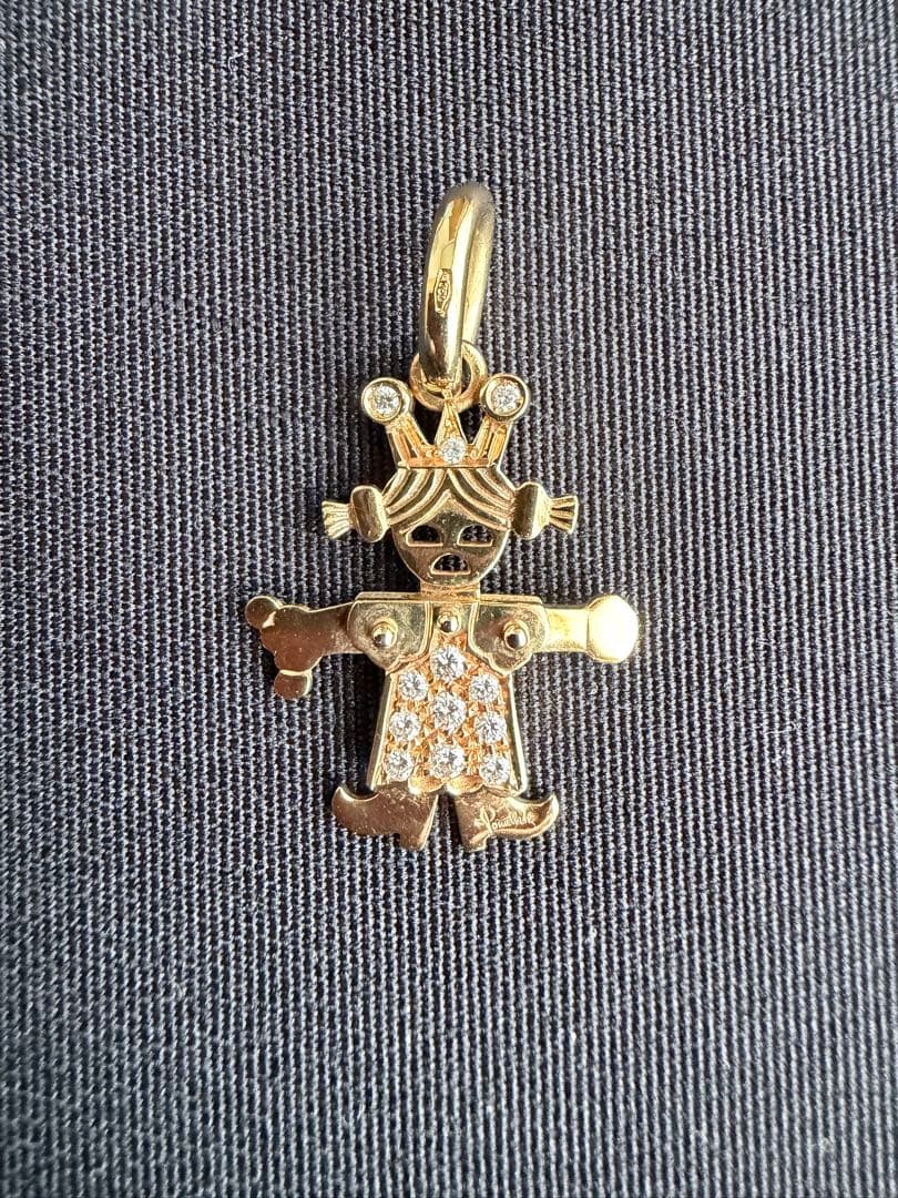 ポメラートPomellato☆k18クイーンペンダントチャーム☆ネックレストップ