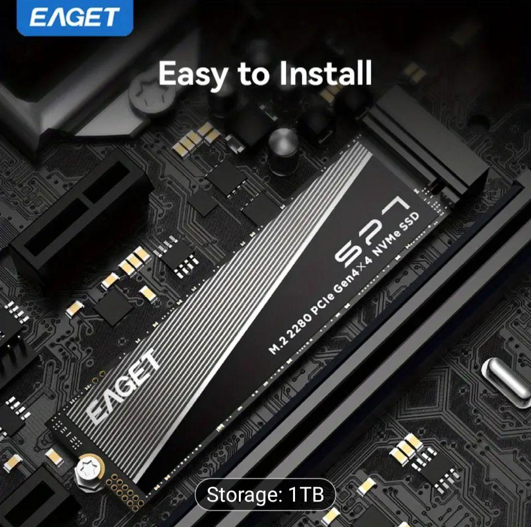 内蔵型SSD EAGET SP7 1TB M.2 2280 NVMe SSD