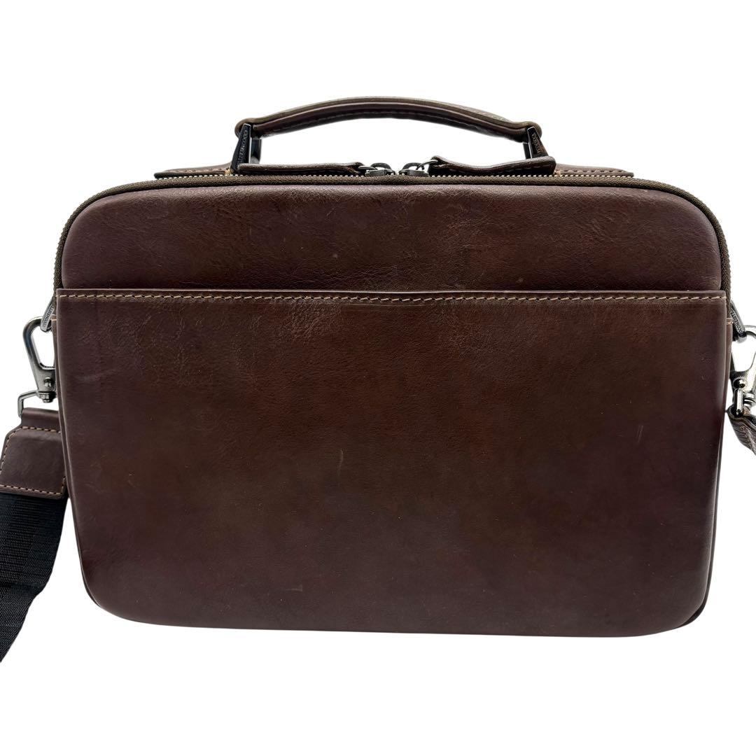 美品 ココマイスター カルドミラージュ ショルダーバッグ 2way ブラウン