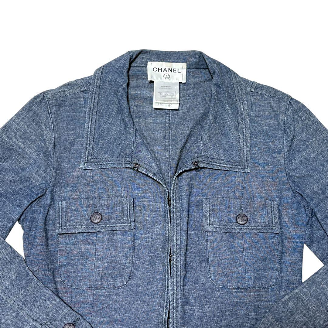 CHANEL シャネル ココボタン デニムジャケット 40