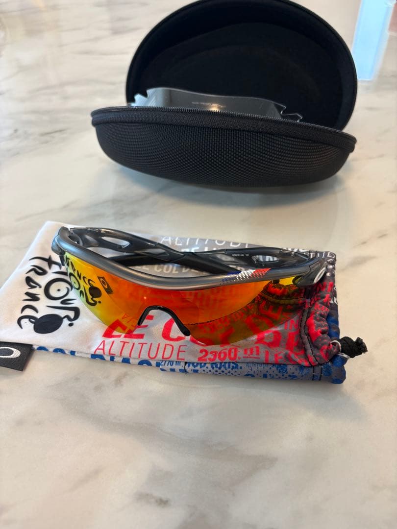 【限定モデル・レンズカスタム】オークリー　レーダーロック　ツールドフランスモデル