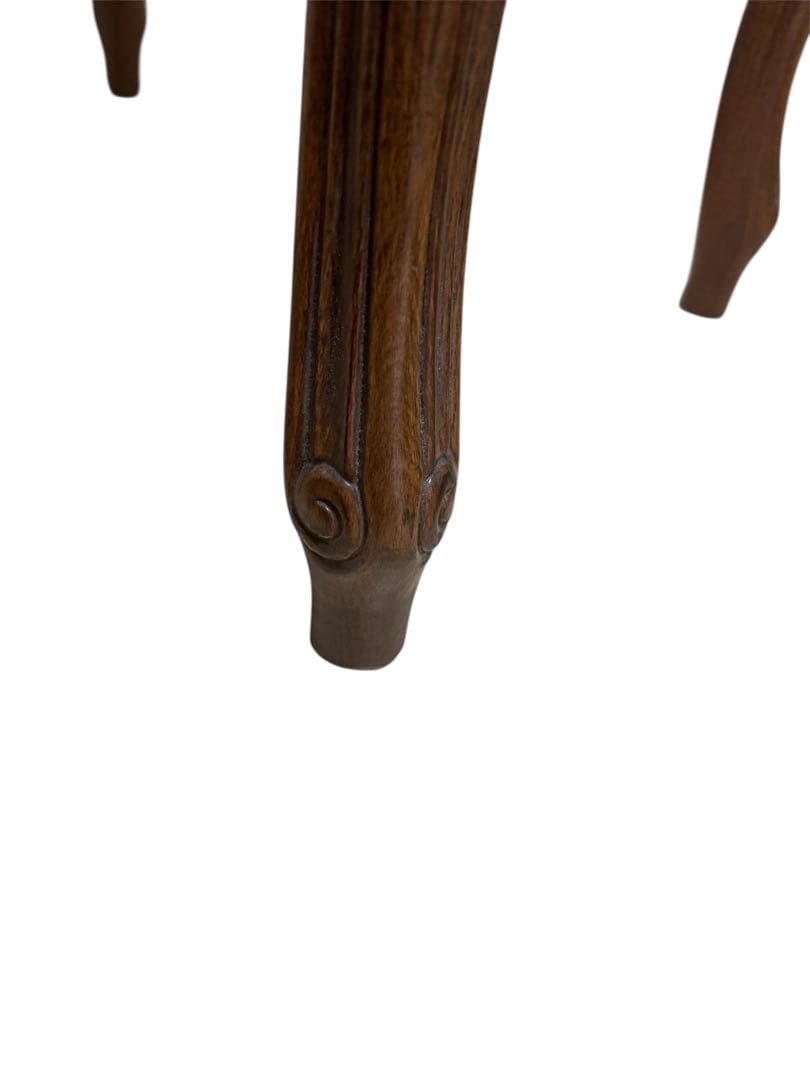 イタリア製 スツール チェア 椅子 猫脚 腰掛け ピンク