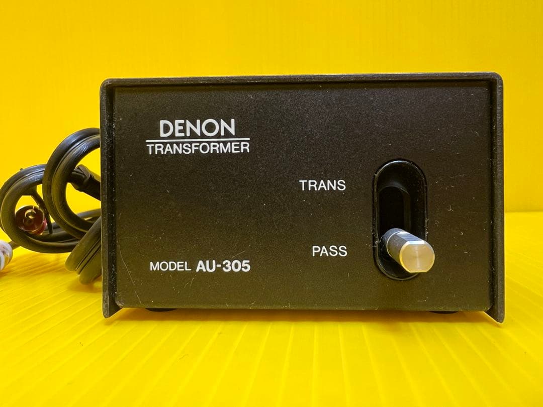 DENON AU-305 昇圧トランス 動作未確認品 中古品
