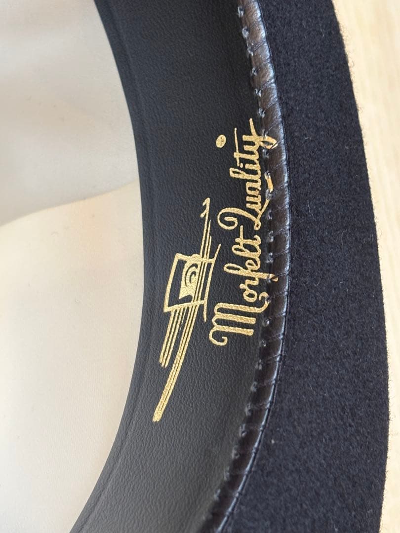 ニューヨークハット ダービー フェルト デラックス 希少 黒 L