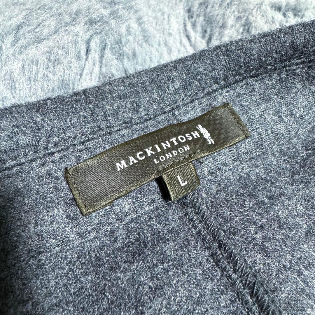 MACKINTOSH LONDON グレー ニットジャケット Lサイズ アンコン