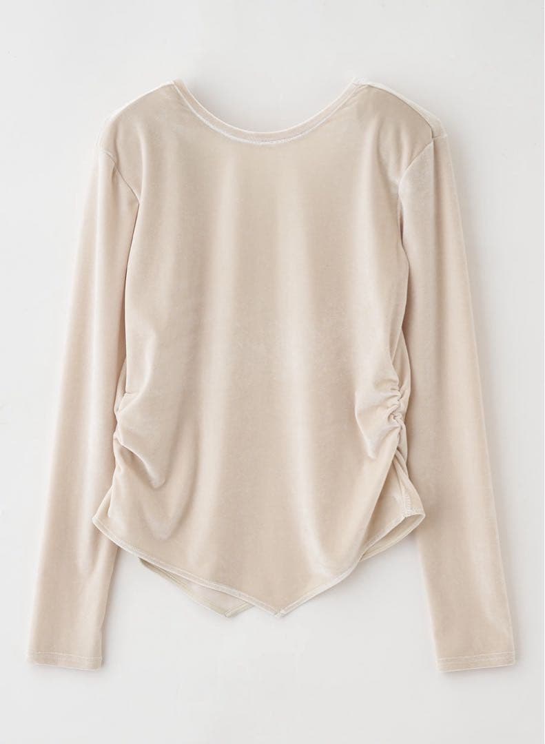 LOUNIEルーニィ★長袖ベロアトップス　36サイズ　タグ付き★新品未使用