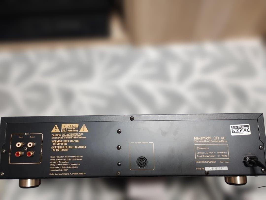 Nakamichi CR-40 ディスクリートヘッドカセットデッキ