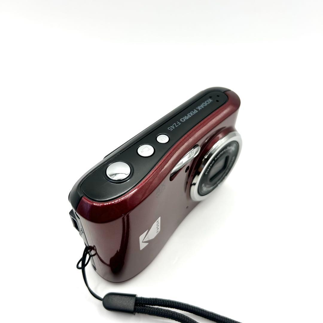 デジタルカメラKODAK PIXPRO FZ45 レッドモデル 乾電池式