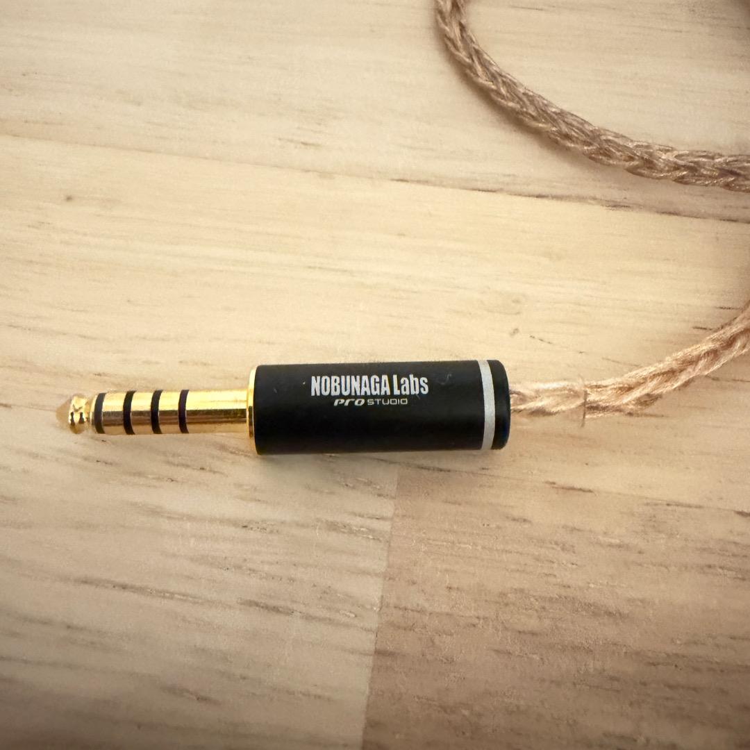 NOBUNAGA Labs 蓼科 ヘッドホンケーブル4.4mm/3.5mm×2