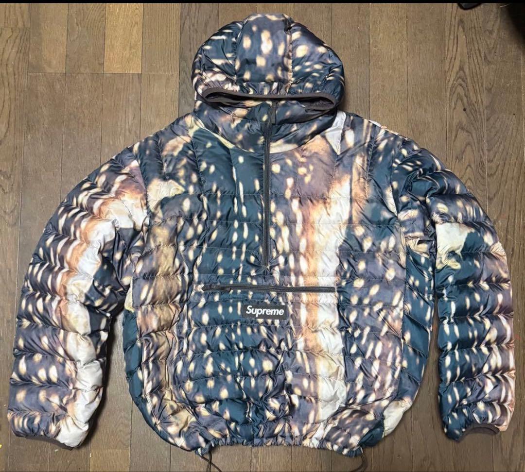 【美品】Supreme マイクロダウン カモ柄